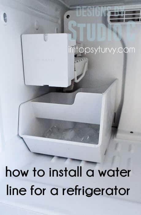 How to Install a Water Line for a Refrigerator - Ashlee Marie